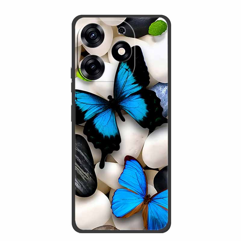 Phone Case For Blackview Shark 9 Case Black Silicone Soft Coque Funda For Blackview Shark 9 Back Cover Case Shark9 6.67" Shell