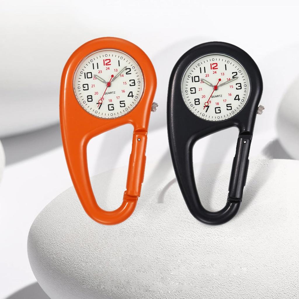 Watch for Outdoor and with Practical Nurse Watch Black Activities, Hiking, Mountaineering, Keychain, Unisex Waterproof, Rainproof, Sports, Luminous,