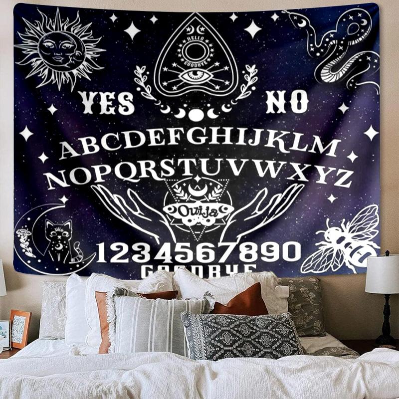 Spirit Board Divination Tapestry Room Decoration Wall Hanging for Living Room Bedroom, Dormitory, Birthday and Christmas Gifts