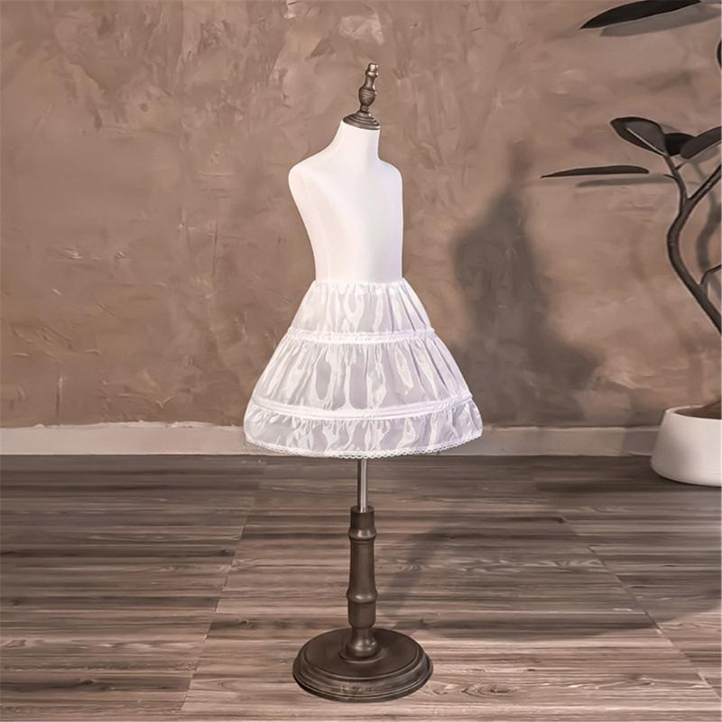 Childrens White Underskirt With Flexible Support Structure Ideal For Formal Event And Performances