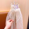 Sparkling Glass Rhinestones Crowns Hairband For Girls Cosplay Headband Perfect For Parties And Special Occasion