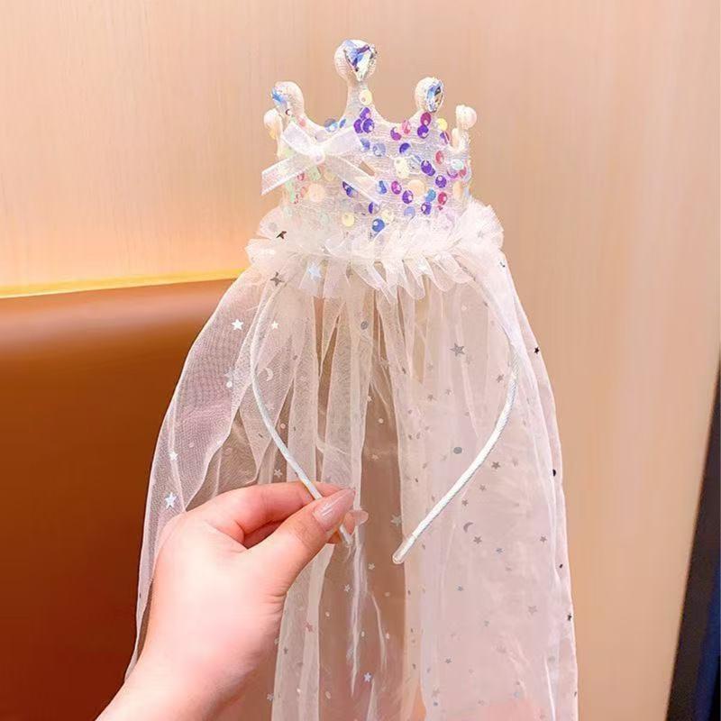 Sparkling Glass Rhinestones Crowns Hairband For Girls Cosplay Headband Perfect For Parties And Special Occasion