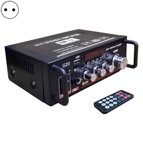 

G20 Bluetooth-совместимый усилитель Hi-Fi сабвуфер Удобный 220 В 600 Вт усилитель мощности для автомобиля EU