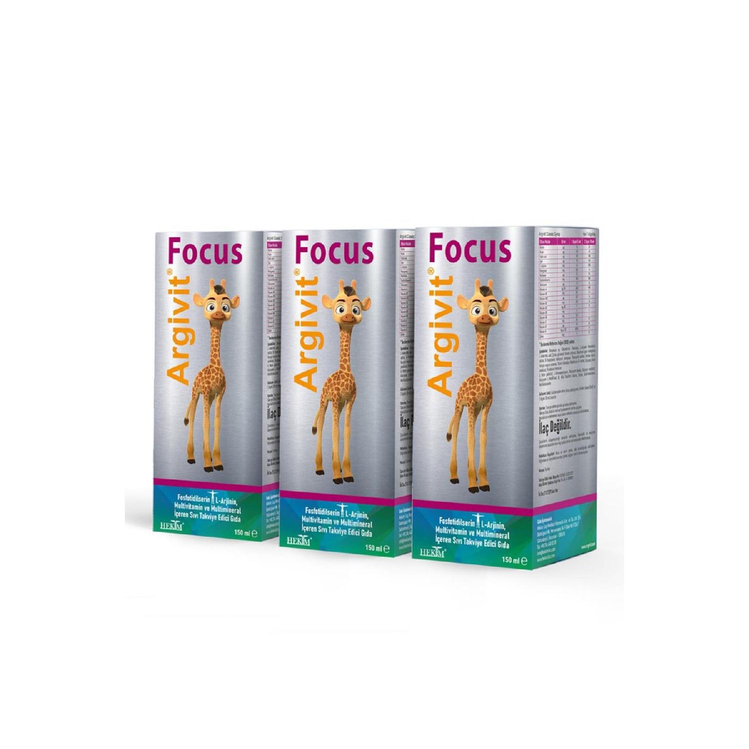 

Фокус Фосфатидилсерин, L-аргінін, полівітаміни та мультимінеральний сироп 3 упаковки 150 мл