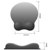 Silicone Comfortable Wrist Rest Non-Slip Desktop Wrist Support Ergonomic Mouse Pad  Office Use