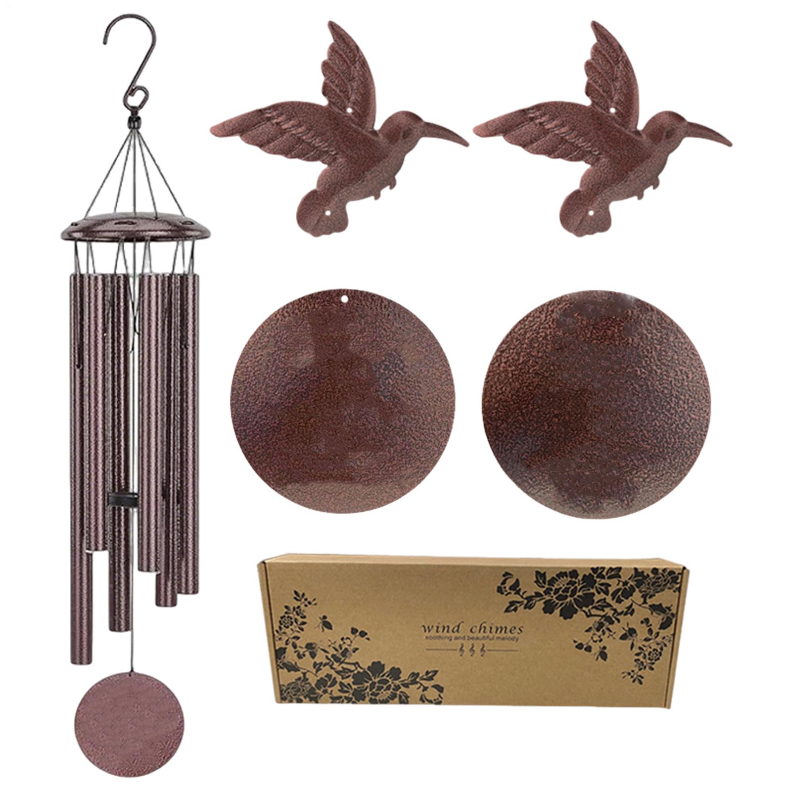

36in Hummingbird Wind Chime Aluminum Wind Chime Pendant Window Hangable Bell Outdoor Courtyard Garden Decoration China Mainland