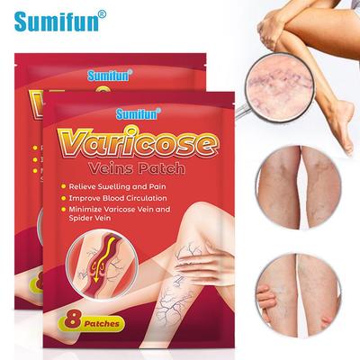 Patchs Sumifun pour les Varices, Usage Externe, 8 Pièces/Sachet (K14303)