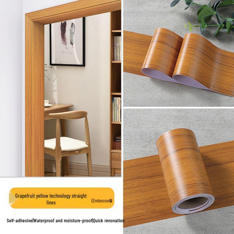 Self-Adhesive Wood Grain Door Frame Repair Trim Strip