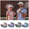 New Design Retractable Brim Baseball Cap Breathable Wide Brim Sports Hat Lightweight Packable Visor Cap