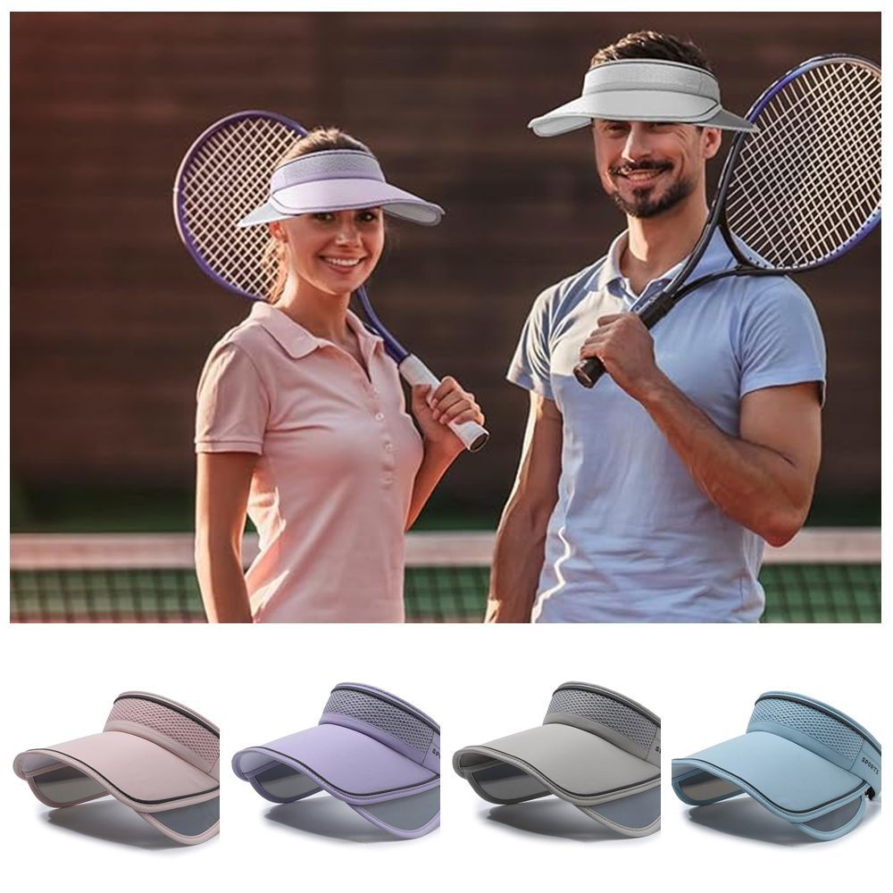 New Design Retractable Brim Baseball Cap Breathable Wide Brim Sports Hat Lightweight Packable Visor Cap