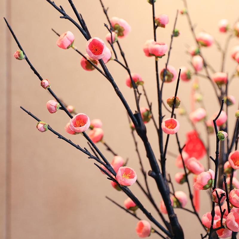 Artificial Plum Blossom Arrangement for Home Décor & Photography