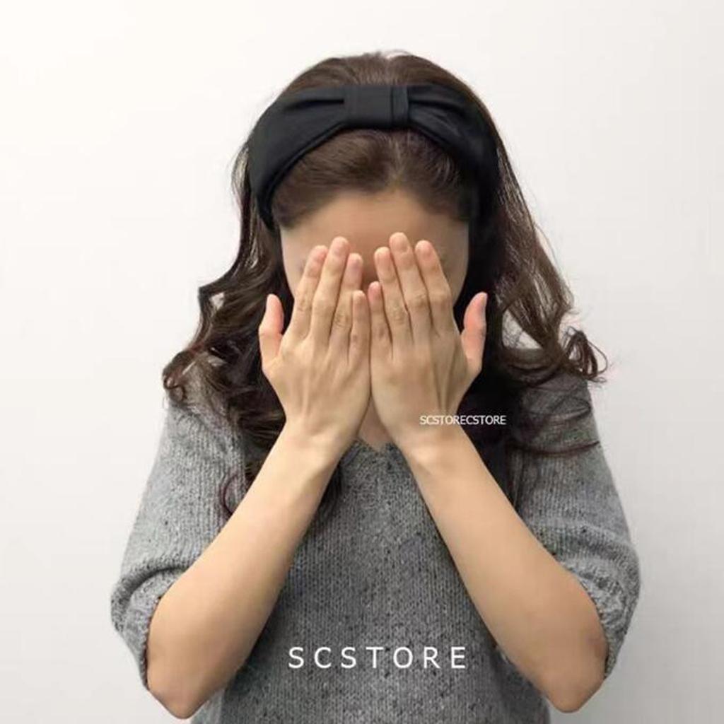 PROLY New Fashion Hairband For Women Solid Color Center Knot Headband Casual Summer Autumn Turban Girls Classic Hair Accessories