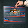 Zestaw 30 cm Wycinane Naklejki PCV Martini Racing Paski do Samochodu Moto Naklejka Winylowa Zewnętrzna Naklejki na Karoserię Wsparcie Prywatnej Personalizacji