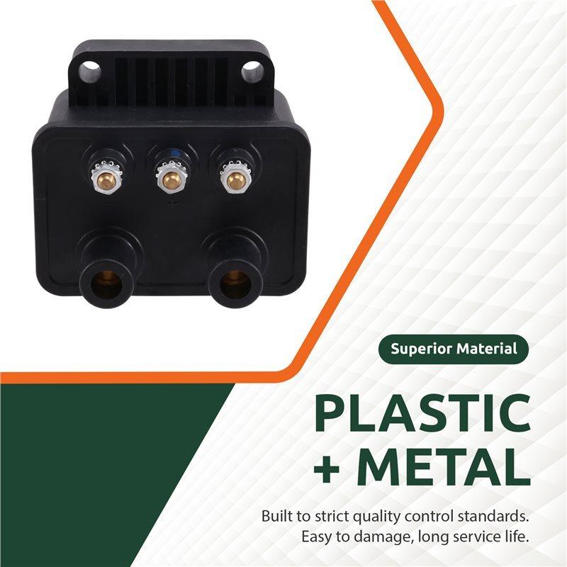 A16P-For Touring Softail Dyna Sportster Chopper 1984-2003 Compatible Motorcycle 3 Ohm 12V Ignition Coil 2102-0226