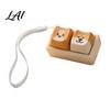 Push Button Toy Cartoon Dog Fidget Keyboard Toy 1/2/3/4/9-Key Stress Keychain Pendant Relief Mini for Backpack Handbag Purse Charm Reducing