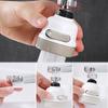 Stainless Steel 360 Rotating Faucet Head With Three Adjustable Modes For Water Saving