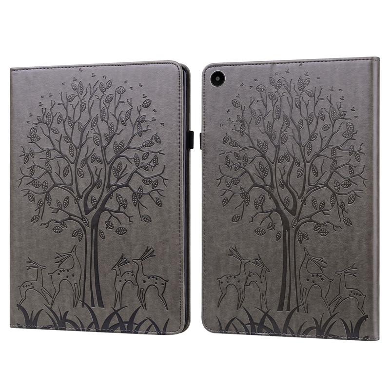 Tablet Case For Huawei MatePad SE 10.4 2022 Cover 3D Imprinted Tree Leather Silicon Stand For MatePad SE AGS5-L09 W09 10.4" Tablet Cover