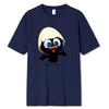 Sunlight T Shirt Big Size Calimero Cartoon pattern T Shirt Painted Funny Tshirt T Shirt