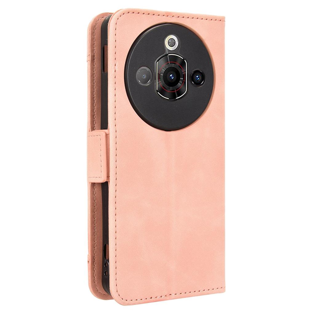 Kožené pouzdro pro ZTE nubia Focus Pro Kryt peněženky na telefon s více sloty na karty