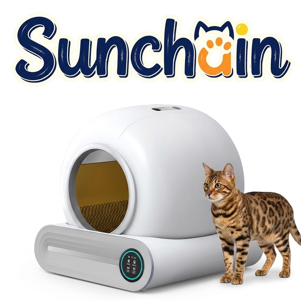Smart Automatic Self Cleaning Cat Litter Box APP Control WiFi 65L Extra Large Enclosed Anti-Splash Odor Control Deodorizer EU Warehouse Free Shipping