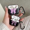 Black Fashion Lace Earphone Cases Cover Case For Airpods 1 Pro Pro2 4 3 2 Pro3