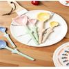 Dessert Spoon Creative Tulip-shaped Ceramic Three-dimensional Beautiful Kitchen Products Ice Cream Spoon Ins-style Coffee Spoon