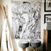 Berserk Wall Tapestry Aesthetic Wall Hanging Printed Fabric Blanket Decorative Tapestries for Bedroom Living Room Home Decor