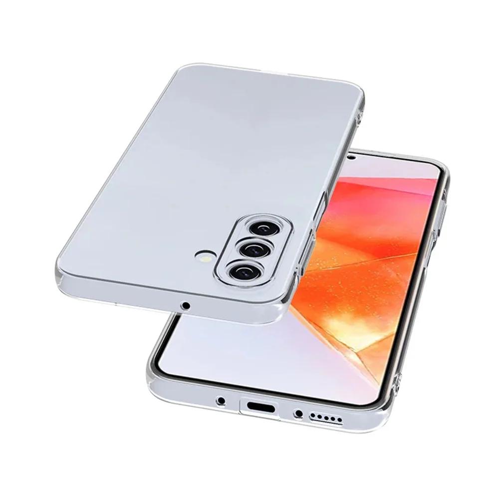 Luxury Ultra-Thin Clear Back Cover For Samsung Galaxy A55 A35 A25 A15 A54 A34 A24 A14 5G Silicone Transparent Soft Case