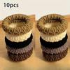 20Piece Set of Braided Fabric Hair Ties with High Elasticity and Seamless Design
