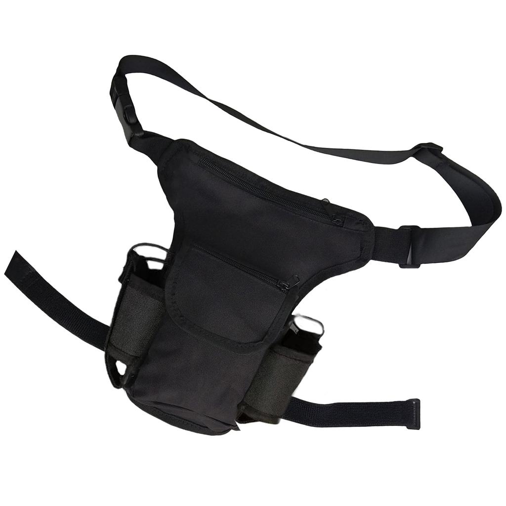 Tactically Drop Leg Bag Outdoor Hiking Waist Bag Adjustable Camping Thigh Pouch Oxford Cloth Two Way Radio Bag Enduring