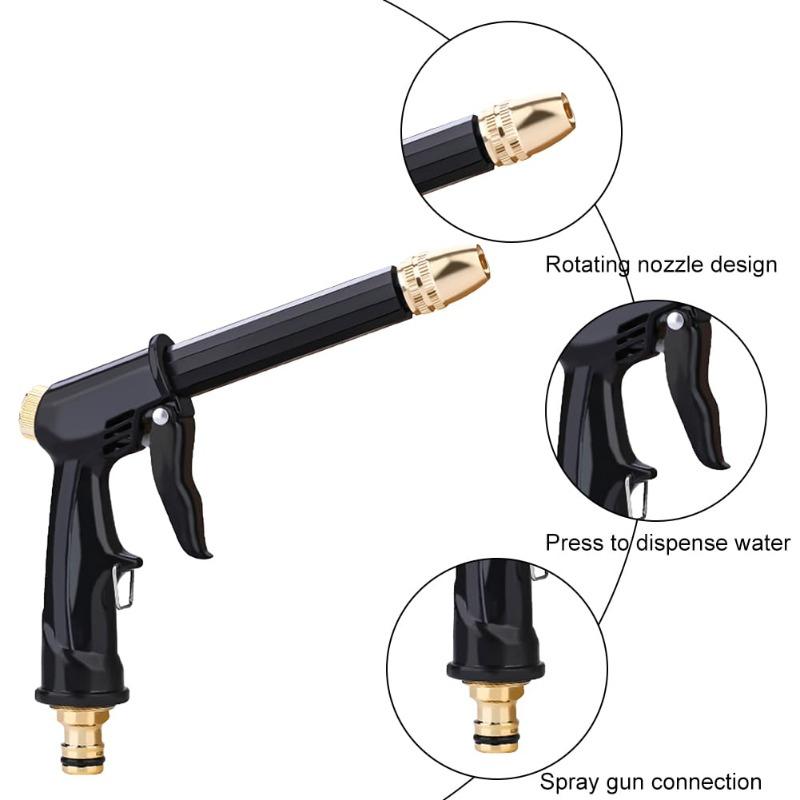 Für Waschmaschinen-Schlauchdüse Sprinkler Schaumwasserpistole Großhandel Reinigung Auto Gartenbewässerung Tragbar Hochdruck-Wasserpistole
