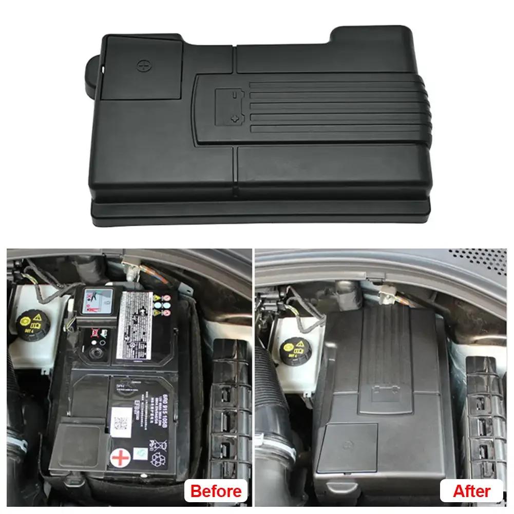 For Volkswagen VW Tiguan 2016-2018 Skoda Kodiaq Car Battery Cover Protector Negative Electrode Guards Waterproof Accessories