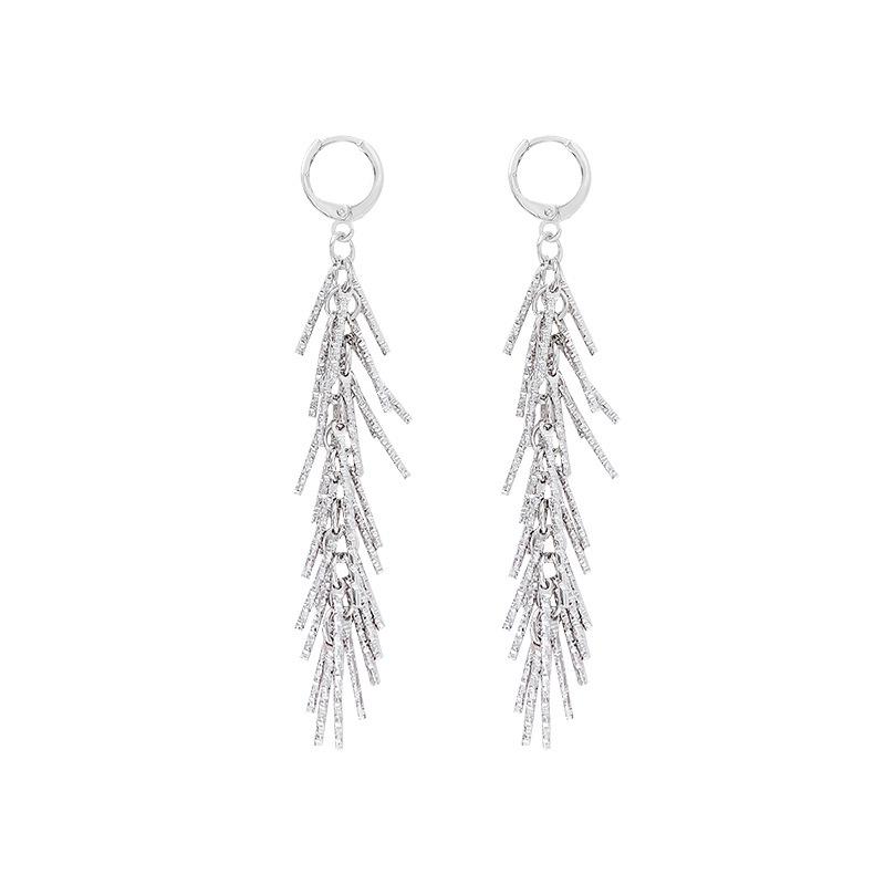 Long Tassel Earrings - Elegant, Light Luxury, Face-Slimming Ear Jewelry