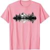 Mountain Landscape Reflection Forest Trees Outdoor Wildlife T-Shirt