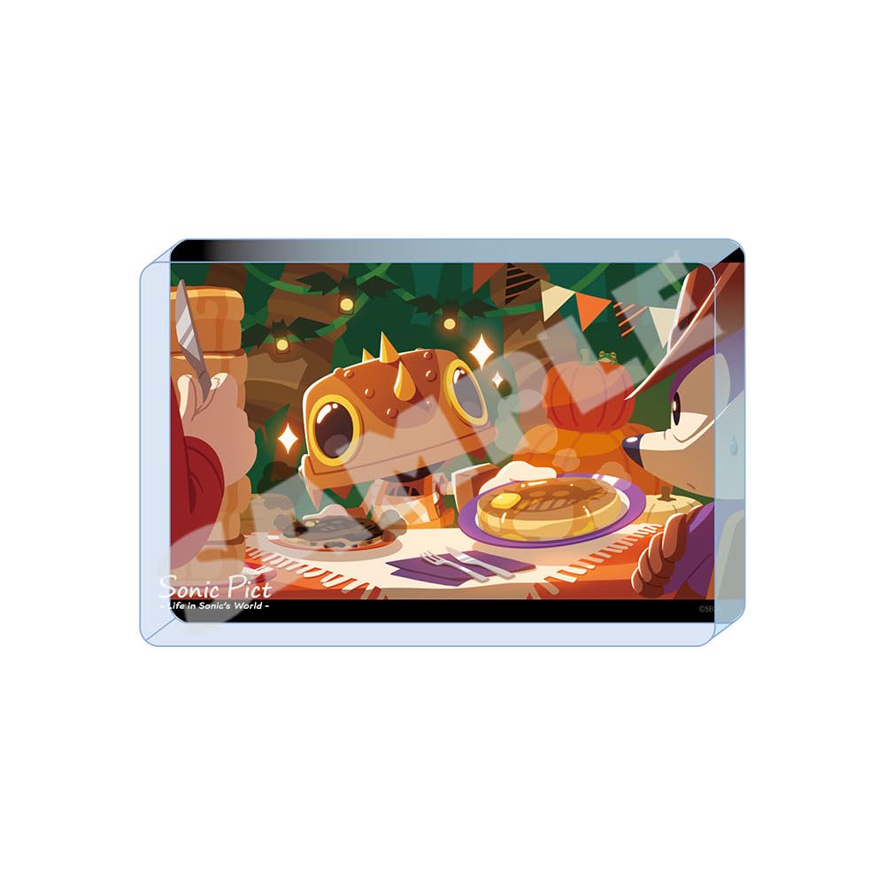 

акриловый блок Октябрь 2023 Блинчик «Соник Ёж» (СОНИК ПИКТ) Счастливого Хэллоуина! синий