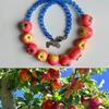 3D Fruit 3D Fruit Necklace Colorful Fruit Beaded Chain Necklace Handmade Necklace  Party Use
