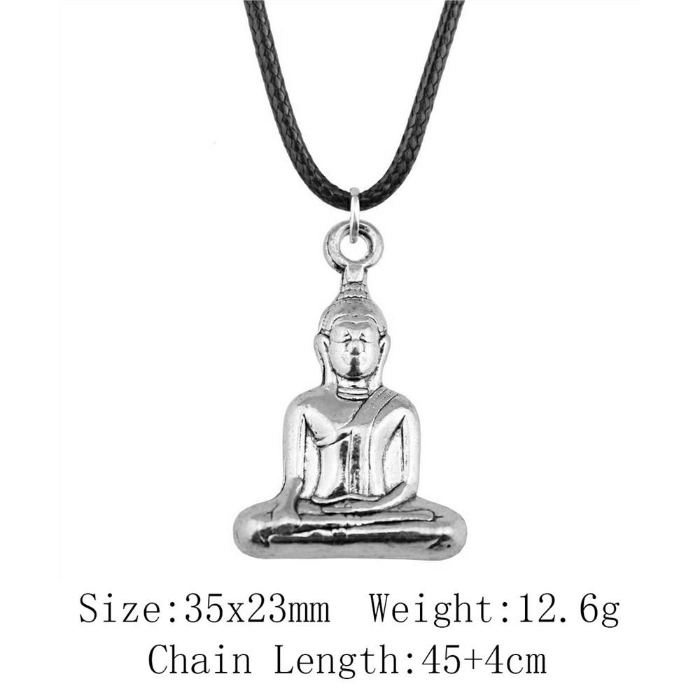 2025 Trend Best Friend Necklace Chief Pharaoh Buddhism Necklace Leather Chain 45cm Audience Necklaces With Pendant