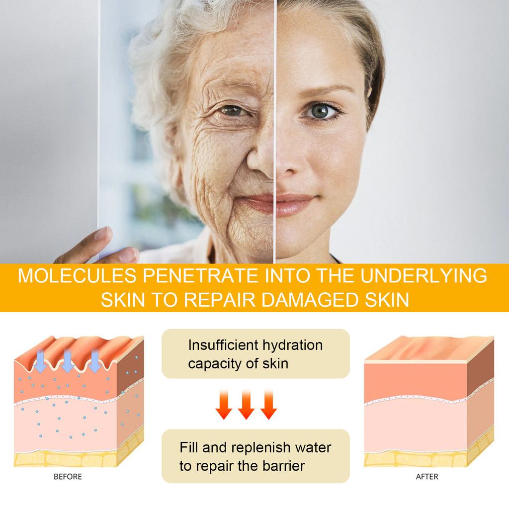 EELHOE Ženšenové sérum pro odstranění vrásek na obličej Liftingové zpevňující Anti-aging Fade Eyes Puffiness Fine Lines Hydratační péče o pleť 100 ml