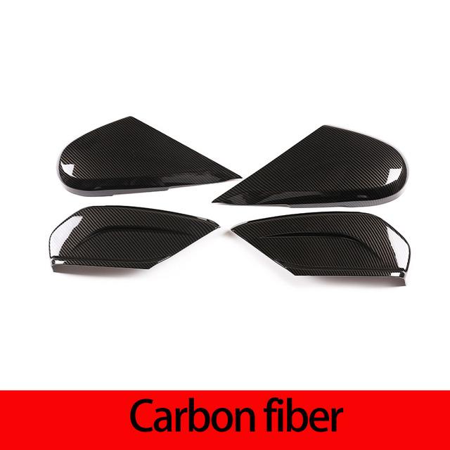 

ABS глянцевый черный углеродное волокно автомобильное сиденье боковая отделка аксессуары для Mercedes Benz G Class W463 C