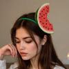 Hawaiian Fruit Headband Adjustable Watermelon Hairband for Dance Performers and Party Celebration Dressingup Props