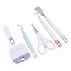 Craft Weeding Tool Set Tweezers Spatula Weeder Scraper Scissor Craft Tool Kit for Home Studio