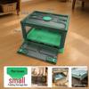 Thickened Foldable Transparent Storage Box with Double Doors - Large Capacity for Small Apartments
