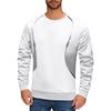 Men's Casual Top Round Neck Pullover Long Sleeved
