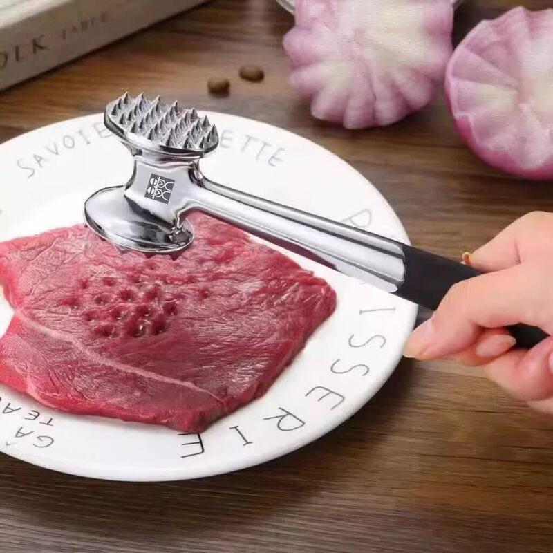 Stainless Steel Double-Sided Meat Tenderizer Hammer
