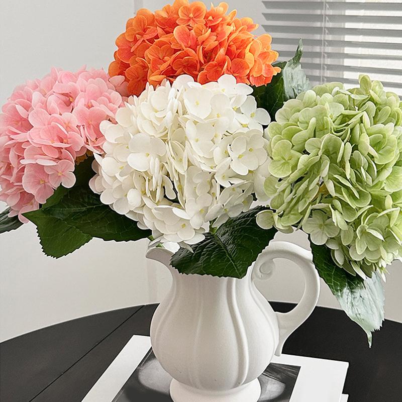 51cm DIY Elegant Bouquet Wedding Simulated Hydrangea Flower Home Decor Artificial Plant Scenery Artistic Multi-Color