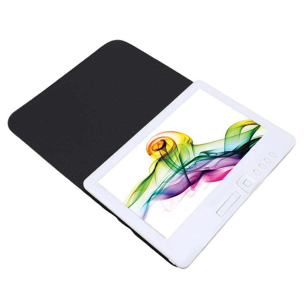 E Reader 7 Inch Portable TFT LCD 16:9 Screen E Book Reader with Screen Protector Protective Case Earphones 16G
