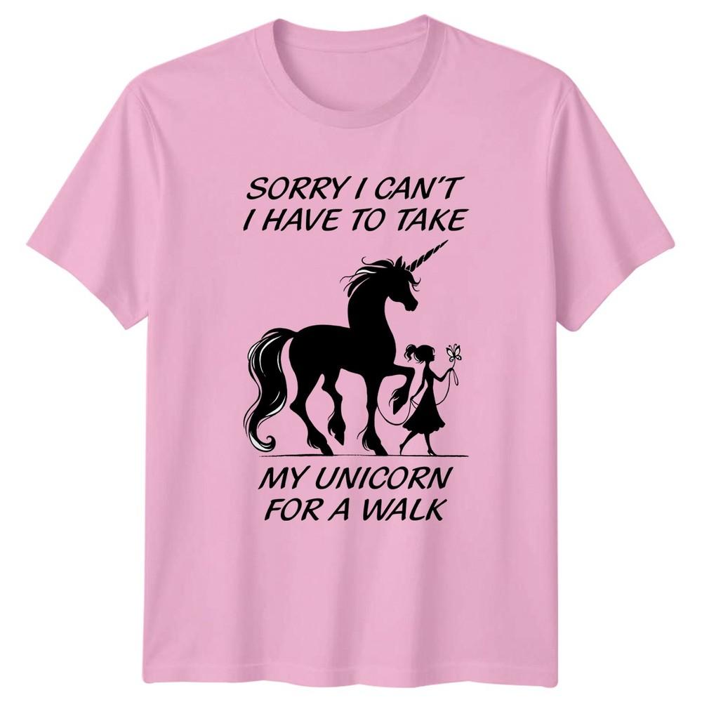 Sorry I Cant I Have Unisexs TShirt Whimsical Unicorn Birthday Gift For Her