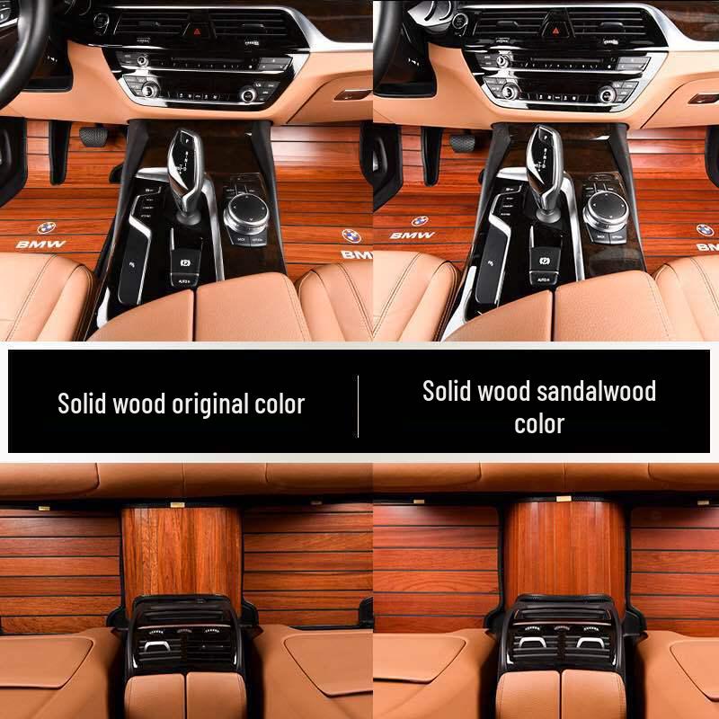 

Автомобильные коврики из массива дерева на заказ для BMW 3, 5, 7 серии: 320li, 525li, 530li, 740li, X1. Original Color Trunk Mat