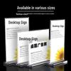 Acrylic Double-Sided T-Shaped Menu & Table Card Holder, A4 Vertical/A5 Pull-Out Display, Customizable