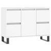 VidaXL Armoire de salle de bain blanc 80x33x60 cm bois d'ingénierie 831660